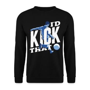 Légende du joueur de kickball - Sweat-shirt Unisexe - noir - Devant - Alina (178cm) & Michal (187cm)