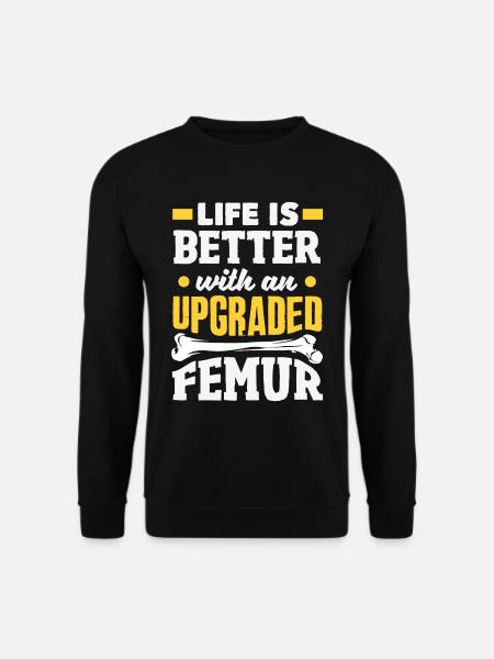 Leg Reconstruction Restoration - Unisex Sweatshirt - black