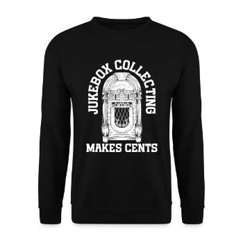 Karaoke Master Retro Music Juke Box - Unisex Pullover - Schwarz - Vorne - Alina (178cm) & Michal (187cm)