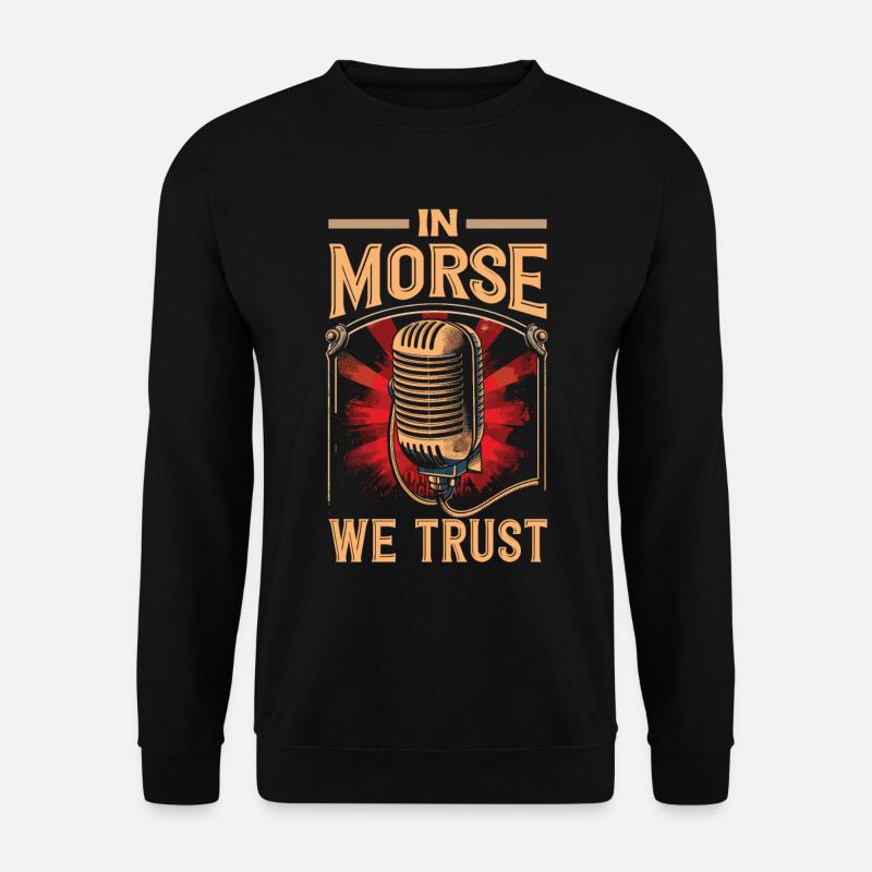 Stolzer Amateurfunk-betreiber - Unisex Pullover - Schwarz