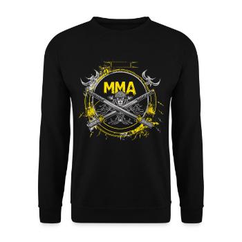 Arnis Eskrima Kali Fma - Unisex Pullover - Schwarz - Vorne - Alina (178cm) & Michal (187cm)