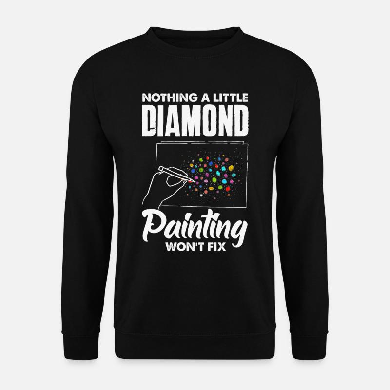 Accessories for Diamond Art Diamond Painter - Unisex Sweatshirt - black
