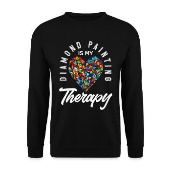 Accessoires pour Diamond Art Diamond Painter - Sweat-shirt Unisexe - noir - Devant - Alina (178cm) & Michal (187cm)