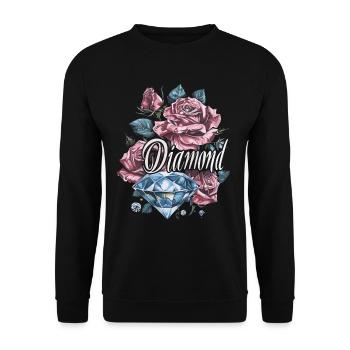 Accessoires pour Diamond Art Diamond Painter - Sweat-shirt Unisexe - noir - Devant - Alina (178cm) & Michal (187cm)