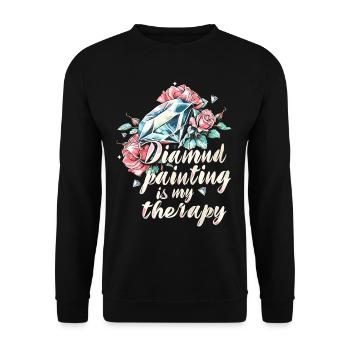 Accessoires pour Diamond Art Diamond Painter - Sweat-shirt Unisexe - noir - Devant - Alina (178cm) & Michal (187cm)