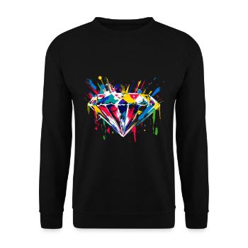 Accessoires pour Diamond Art Diamond Painter - Sweat-shirt Unisexe - noir - Devant - Alina (178cm) & Michal (187cm)