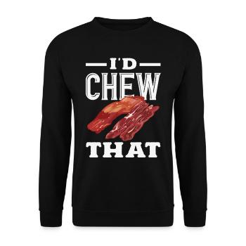 Boeuf Jerky Dealer Costume de Boeuf Jerky - Sweat-shirt Unisexe - noir - Devant - Alina (178cm) & Michal (187cm)