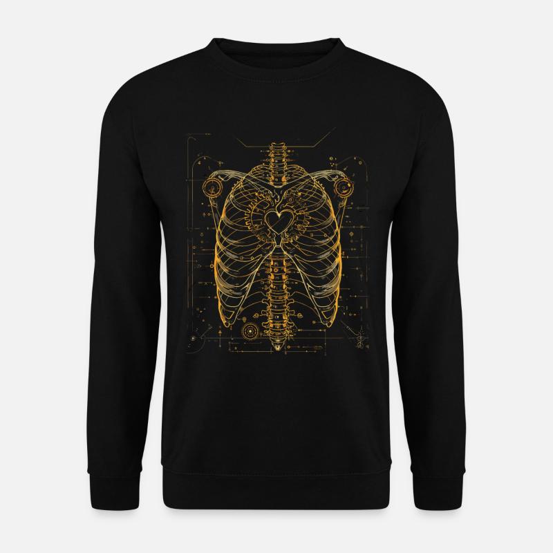 Steampunk Anatomie Steampunk Mécanique - Sweat-shirt Unisexe - noir