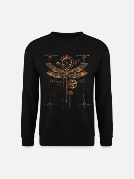 Libellule steampunk - Sweat-shirt Unisexe - noir