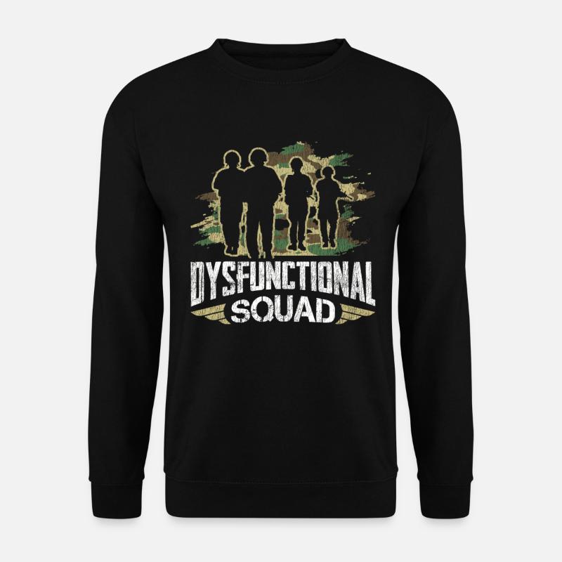 Vétéran Médicamenté Dysfonctionnel - Sweat-shirt Unisexe - noir