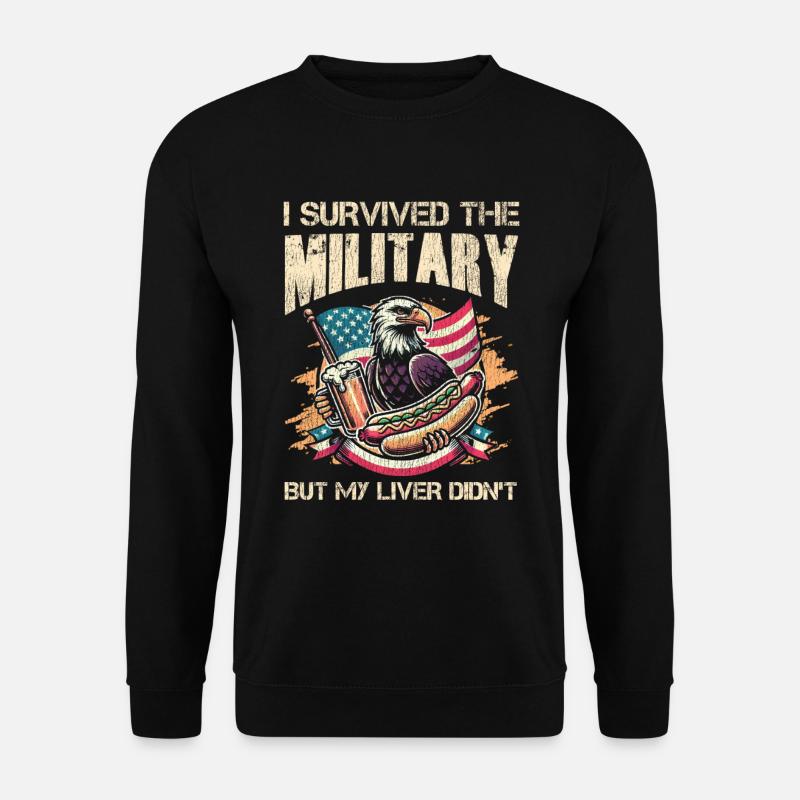 Veteran Medicated Dysfunctional - Unisex Pullover - Schwarz