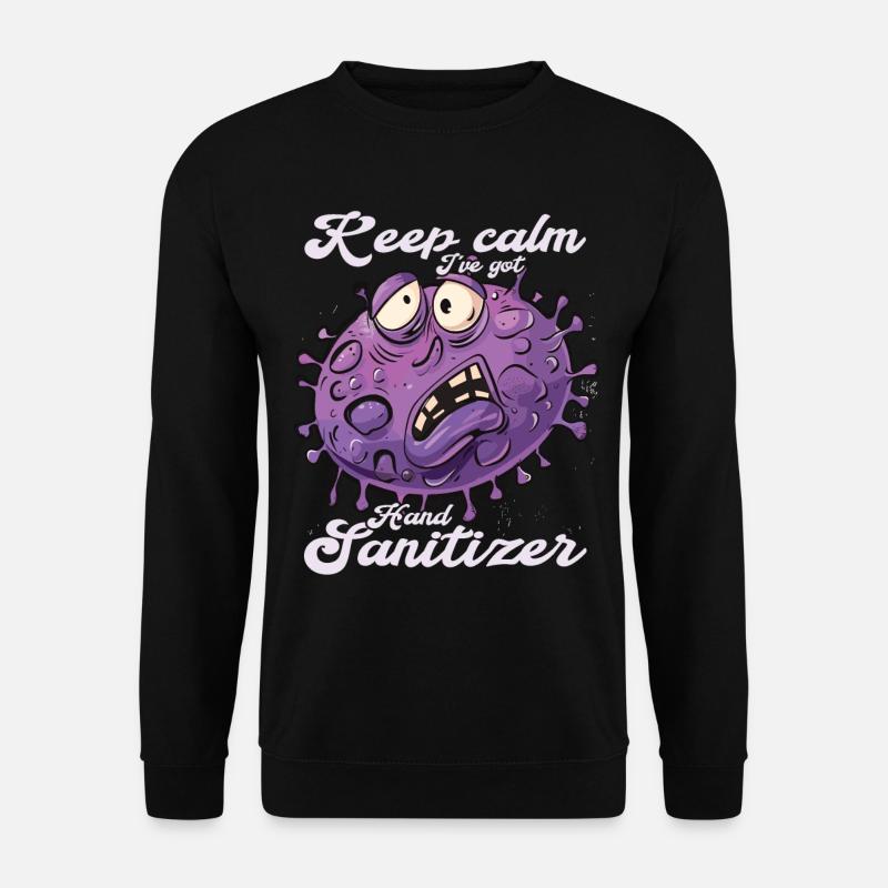 Hand sanitizer Hand washing - Unisex Sweatshirt - black