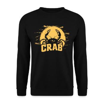 RF Chinese Food Crab Rangoon Meme Funny - Unisex Sweatshirt - black - Front - Alina (178cm) & Michal (187cm)