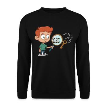 phonemisPhonemische Bewusstseinswissenschaft - Unisex Pullover - Schwarz - Vorne - Alina (178cm) & Michal (187cm)