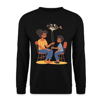 phonemisPhonemische Bewusstseinswissenschaft - Unisex Pullover - Schwarz - Vorne - Alina (178cm) & Michal (187cm)