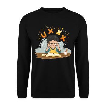 phonemisPhonemische Bewusstseinswissenschaft - Unisex Pullover - Schwarz - Vorne - Alina (178cm) & Michal (187cm)