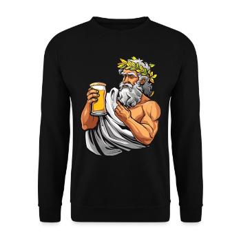 Tenue de fête Toga drôle - Sweat-shirt Unisexe - noir - Devant - Alina (178cm) & Michal (187cm)