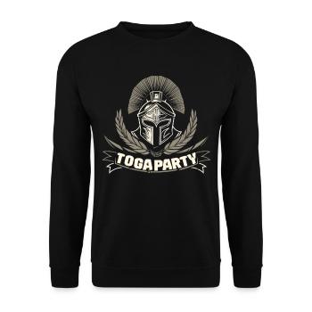 Tenue de fête Toga drôle - Sweat-shirt Unisexe - noir - Devant - Alina (178cm) & Michal (187cm)