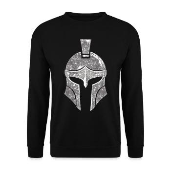 Funny Toga party outfit - Unisex Sweatshirt - black - Front - Alina (178cm) & Michal (187cm)