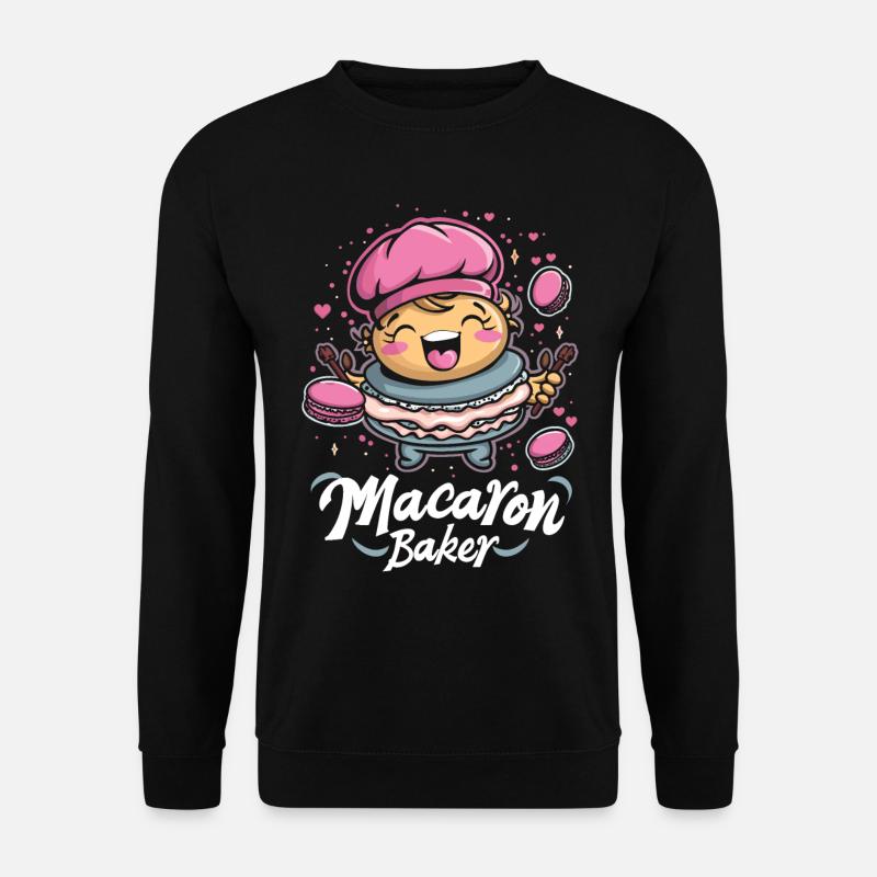 Macaron lovers Macaron Baker - Unisex Sweatshirt - black