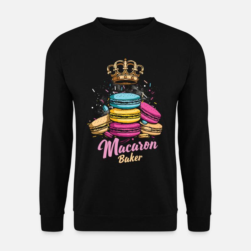 Macaron lovers Macaron Baker - Unisex Sweatshirt - black