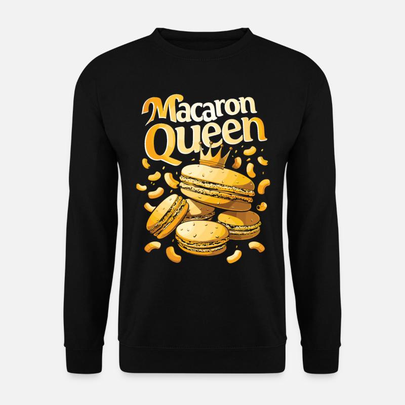 Macaron-liebhaber Macaron Baker - Unisex Pullover - Schwarz