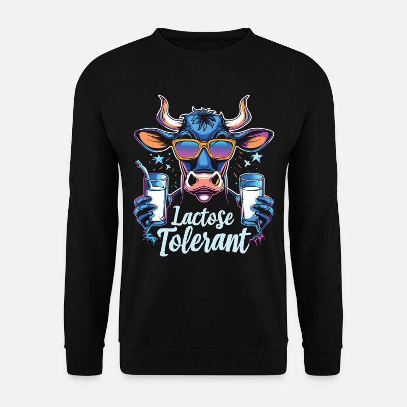 Laktose tolerant - Unisex Pullover - Schwarz