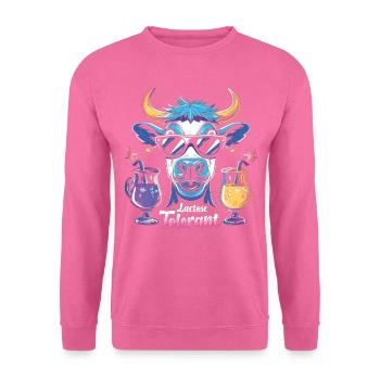 Lactose tolerant - Unisex Sweatshirt - pink - Front