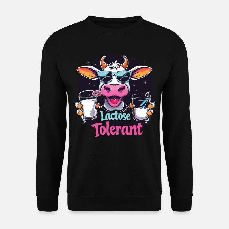 Laktose tolerant - Unisex Pullover - Schwarz