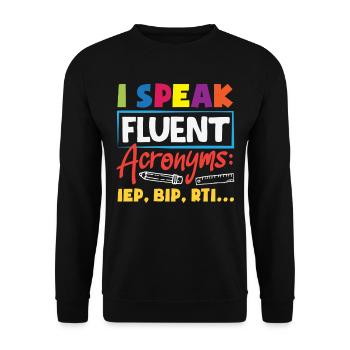 Schule Psych Berater Psychologie - Unisex Pullover - Schwarz - Vorne - Alina (178cm) & Michal (187cm)