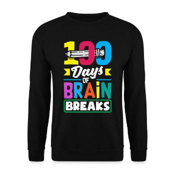Schule Psych Berater Psychologie - Unisex Pullover - Schwarz - Vorne - Alina (178cm) & Michal (187cm)