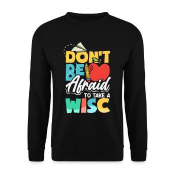 Schule Psych Berater Psychologie - Unisex Pullover - Schwarz - Vorne - Alina (178cm) & Michal (187cm)