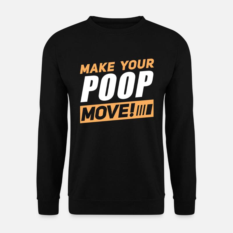 Funny Cooped Mir Badezimmer meme - Unisex Pullover - Schwarz