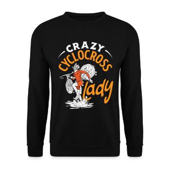 Vélo de gravier Cyclocross avec cyclo-cross - Sweat-shirt Unisexe - noir - Devant - Alina (178cm) & Michal (187cm)