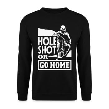 Vélo de gravier Cyclocross avec cyclo-cross - Sweat-shirt Unisexe - noir - Devant - Alina (178cm) & Michal (187cm)