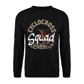 Vélo de gravier Cyclocross avec cyclo-cross - Sweat-shirt Unisexe - noir - Devant - Alina (178cm) & Michal (187cm)