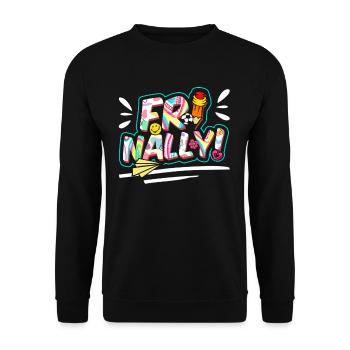 Joyeux vendredi Fri Yay École des enseignants Mème - Sweat-shirt Unisexe - noir - Devant - Alina (178cm) & Michal (187cm)