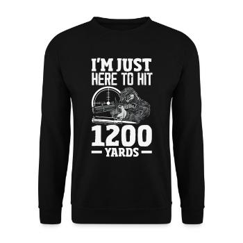 Chat Gras Gros Chat Humour Mème - Sweat-shirt Unisexe - noir - Devant - Alina (178cm) & Michal (187cm)
