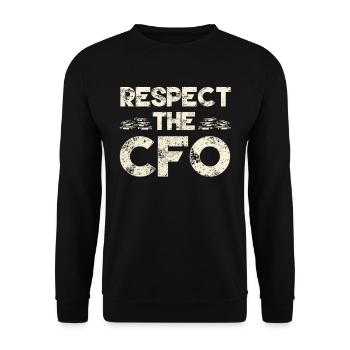 Citation drôle conseiller fiscal entrepreneur - Sweat-shirt Unisexe - noir - Devant - Alina (178cm) & Michal (187cm)