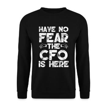 Citation drôle conseiller fiscal entrepreneur - Sweat-shirt Unisexe - noir - Devant - Alina (178cm) & Michal (187cm)
