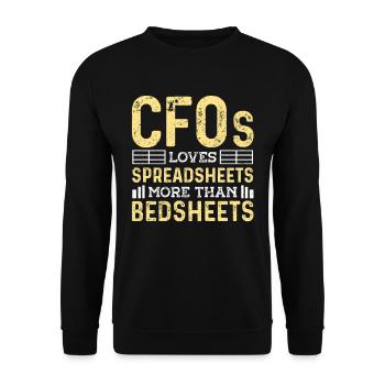 Lustiger Zitat Steuerberater Unternehmer - Unisex Pullover - Schwarz - Vorne - Alina (178cm) & Michal (187cm)