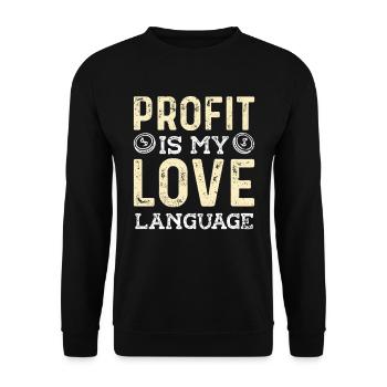 Lustiger Zitat Steuerberater Unternehmer - Unisex Pullover - Schwarz - Vorne - Alina (178cm) & Michal (187cm)