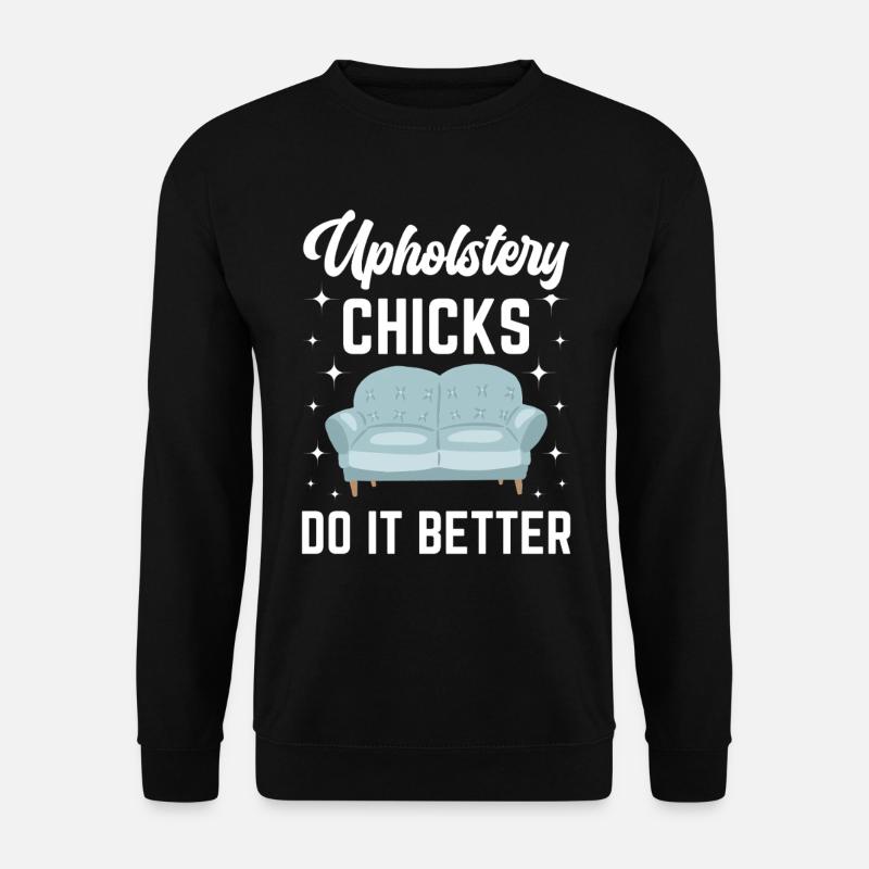 Restauratorin Polstermöbel - Unisex Pullover - Schwarz