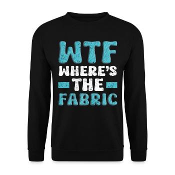 Restorer Upholstered Furniture - Unisex Sweatshirt - black - Front - Alina (178cm) & Michal (187cm)