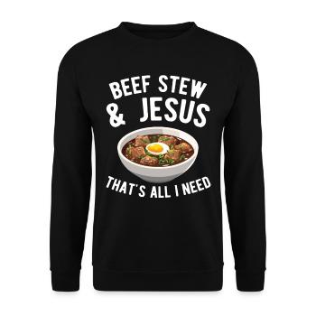 Nourriture drôle de Thanksgiving -fans Meme - Sweat-shirt Unisexe - noir - Devant - Alina (178cm) & Michal (187cm)