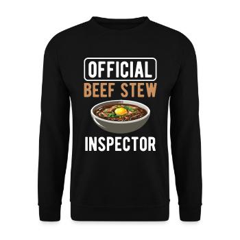 Nourriture drôle de Thanksgiving -fans Meme - Sweat-shirt Unisexe - noir - Devant - Alina (178cm) & Michal (187cm)