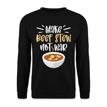 Nourriture drôle de Thanksgiving -fans Meme - Sweat-shirt Unisexe - noir - Devant - Alina (178cm) & Michal (187cm)