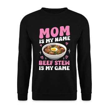 Nourriture drôle de Thanksgiving -fans Meme - Sweat-shirt Unisexe - noir - Devant - Alina (178cm) & Michal (187cm)