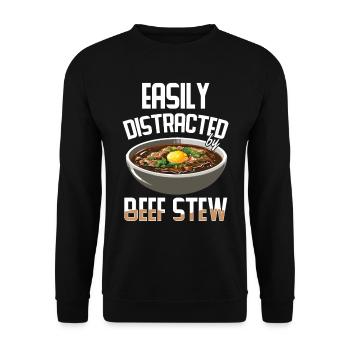 Nourriture drôle de Thanksgiving -fans Meme - Sweat-shirt Unisexe - noir - Devant - Alina (178cm) & Michal (187cm)