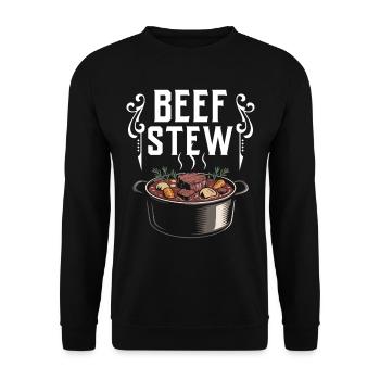 Nourriture drôle de Thanksgiving -fans Meme - Sweat-shirt Unisexe - noir - Devant - Alina (178cm) & Michal (187cm)